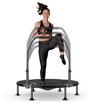 Opvouwbare Fitness Trampoline met Handgreep – Mini Rebounder voor Indoor Training