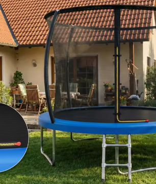 Trampoline Ø 305 cm met Veiligheidsnet en Ladder – Complete Set voor Buiten