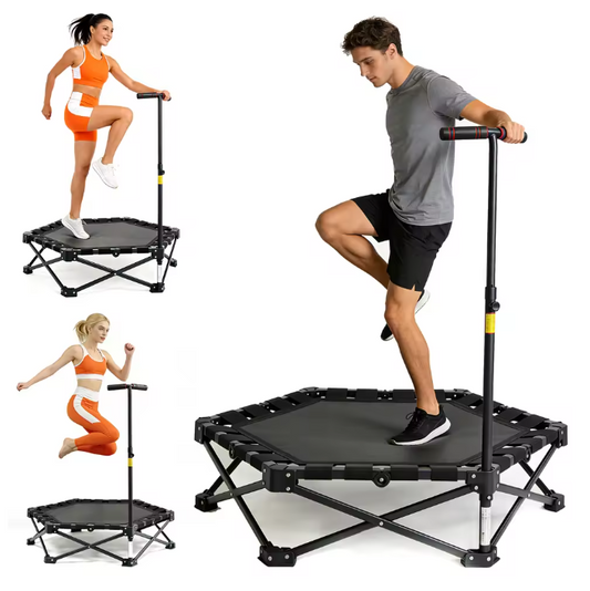 Opvouwbare Mini Trampoline – Compacte Fitness Rebounder voor Thuisgebruik