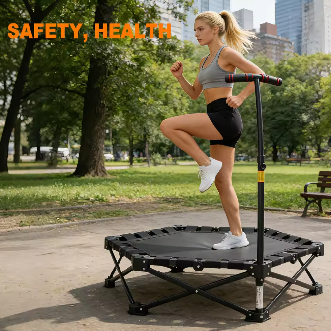 Opvouwbare Mini Trampoline – Compacte Fitness Rebounder voor Thuisgebruik