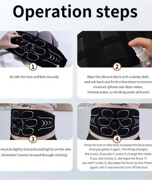 EMS Buikspier Trainer – Elektrische Spierstimulatie Band voor Fitness en Massage