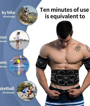 EMS Buikspier Trainer – Elektrische Spierstimulatie Band voor Fitness en Massage