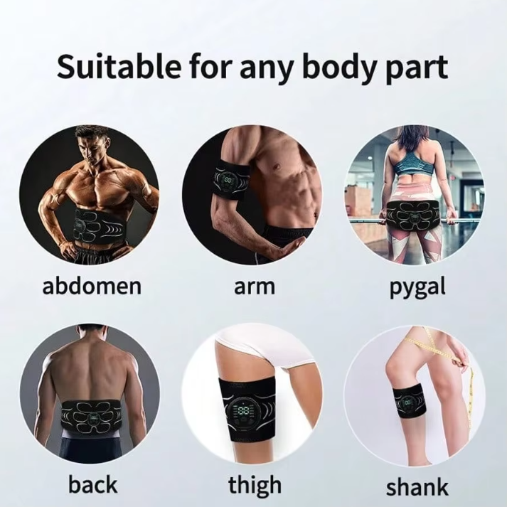 EMS Buikspier Trainer – Elektrische Spierstimulatie Band voor Fitness en Massage