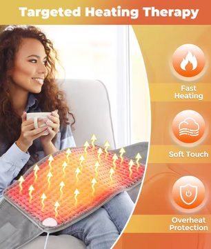 Elektrische Verwarmde Rug- en Tailleband – Warmteband met Temperatuurregeling en Timer