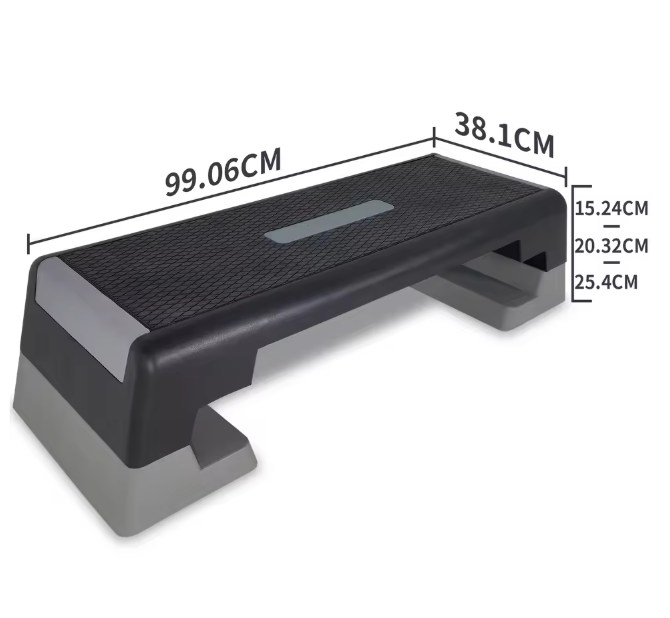 Verstelbare Aerobic Stepper – Antislip Fitness Step Platform voor Thuis Workout