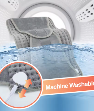 Elektrische Verwarmde Rug- en Tailleband – Warmteband met Temperatuurregeling en Timer