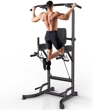 Power Tower Dip Station – Pull Up Bar voor Krachttraining en Home Gym