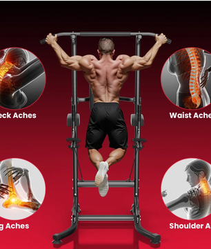 Power Tower Dip Station – Pull Up Bar voor Krachttraining en Home Gym