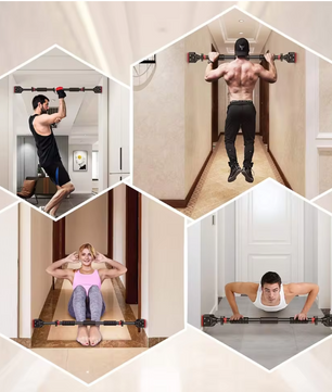 Deurrekstang Pull Up Bar – Verstelbare Fitness Stang zonder Boren voor Thuis