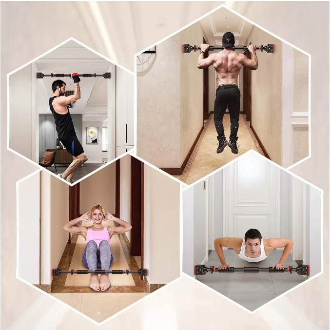 Deurrekstang Pull Up Bar – Verstelbare Fitness Stang zonder Boren voor Thuis