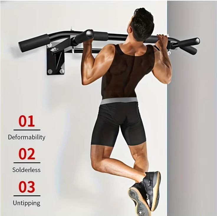 Wall Mounted Pull Up Bar – Wandrekstang voor Krachttraining en Home Gym