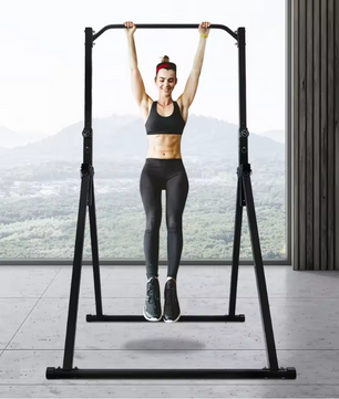 Opvouwbare Power Tower Pull Up Bar – Dip Station met Verstelbare Hoogte voor Home Gym