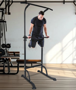 Power Tower Dip Station – Verstelbare Pull Up Bar voor Home Gym Krachttraining