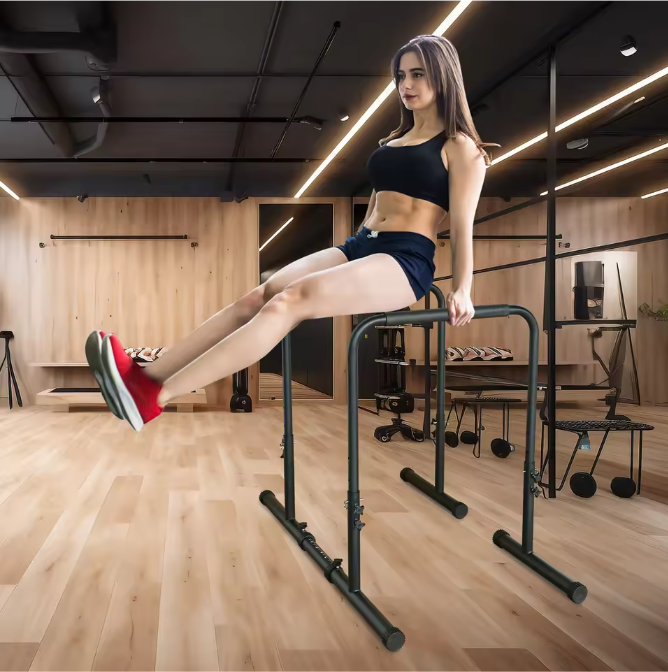 Verstelbare Dip Bar Station – Parallel Bars voor Krachttraining en Home Gym