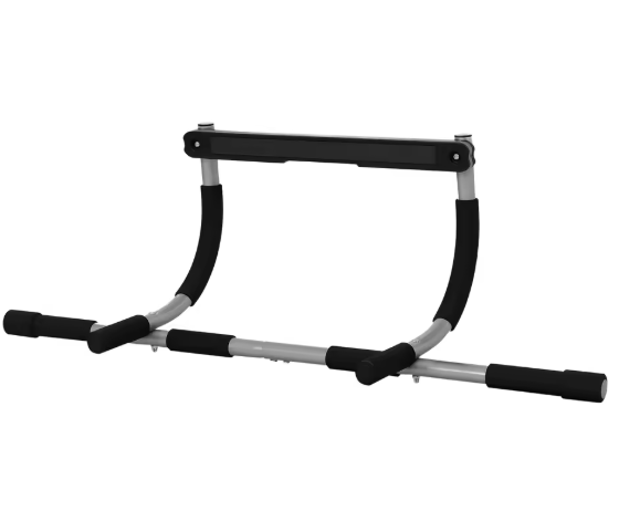 Multifunctionele Deurrekstang – Stalen Optrekstang met Antislip Handgrepen voor Thuisfitness