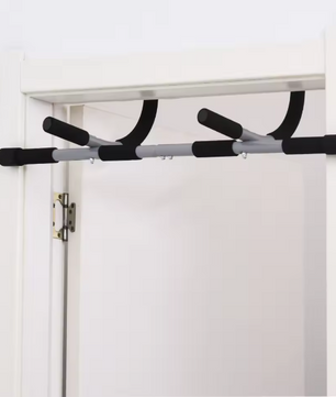 Multifunctionele Deurrekstang – Stalen Optrekstang met Antislip Handgrepen voor Thuisfitness