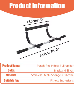 Multifunctionele Optrekstang voor Thuis – Indoor Pull-Up Bar voor Krachttraining