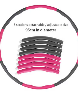 Verstelbare Fitness Hoelahoep – Afneembare Hula Hoop voor Training en Afslanken