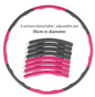 Verstelbare Fitness Hoelahoep – Afneembare Hula Hoop voor Training en Afslanken