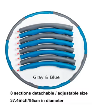 Verstelbare Fitness Hoelahoep – Afneembare Hula Hoop voor Training en Afslanken