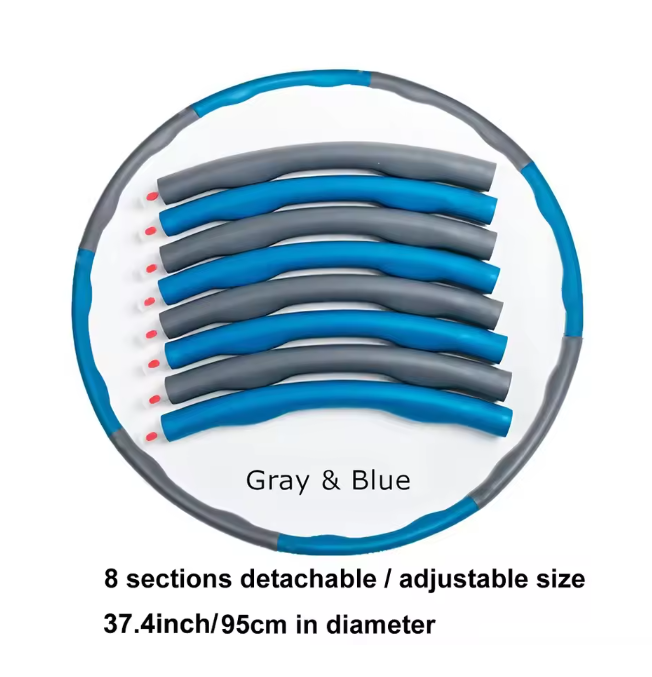 Verstelbare Fitness Hoelahoep – Afneembare Hula Hoop voor Training en Afslanken