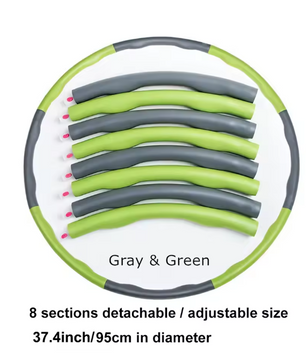 Verstelbare Fitness Hoelahoep – Afneembare Hula Hoop voor Training en Afslanken