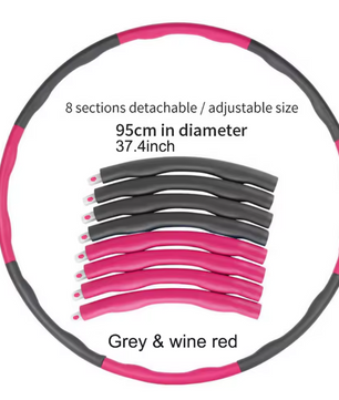 Verstelbare Fitness Hoelahoep – Afneembare Hula Hoop voor Training en Afslanken