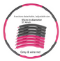 Verstelbare Fitness Hoelahoep – Afneembare Hula Hoop voor Training en Afslanken