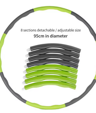 Verstelbare Fitness Hoelahoep – Afneembare Hula Hoop voor Training en Afslanken