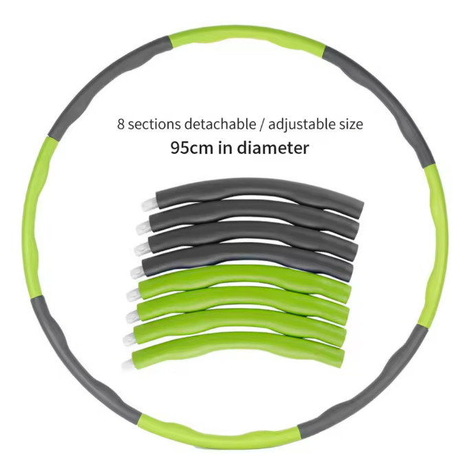 Verstelbare Fitness Hoelahoep – Afneembare Hula Hoop voor Training en Afslanken