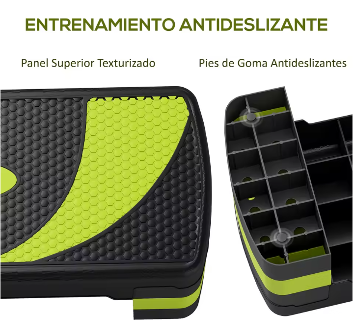 Aerobic Step Platform Verstelbaar – Fitness Stepper met Antislip en 3 Hoogtes