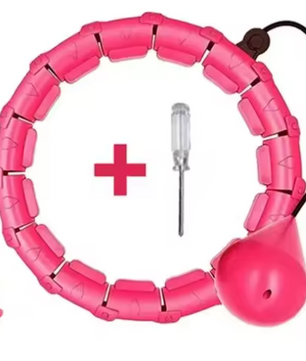 Verzwaarde Fitness Hoelahoep – Smart Hula Hoop met Verstelbaar Design en Massagefunctie