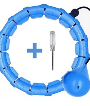 Verzwaarde Fitness Hoelahoep – Smart Hula Hoop met Verstelbaar Design en Massagefunctie