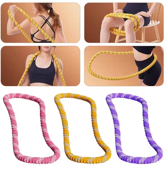 Zachte Fitness Hoelahoep – Flexibele Hula Hoop voor Taille Training en Afslanken