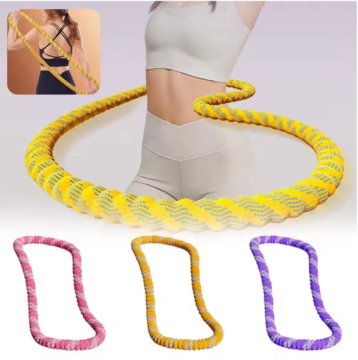 Zachte Fitness Hoelahoep – Flexibele Hula Hoop voor Taille Training en Afslanken