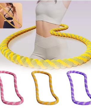Zachte Verzwaarde Fitness Hoelahoep – Flexibele Hula Hoop voor Buik- en Taille Training
