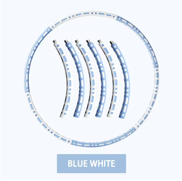 Verzwaarde Fitness Hoelahoep – Yoga Hula Hoop met Foam Bekleding voor Taille Training