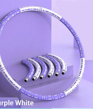 Verzwaarde Fitness Hoelahoep – Yoga Hula Hoop met Foam Bekleding voor Taille Training