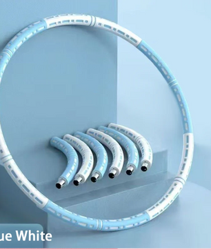 Verzwaarde Fitness Hoelahoep – Yoga Hula Hoop met Foam Bekleding voor Taille Training