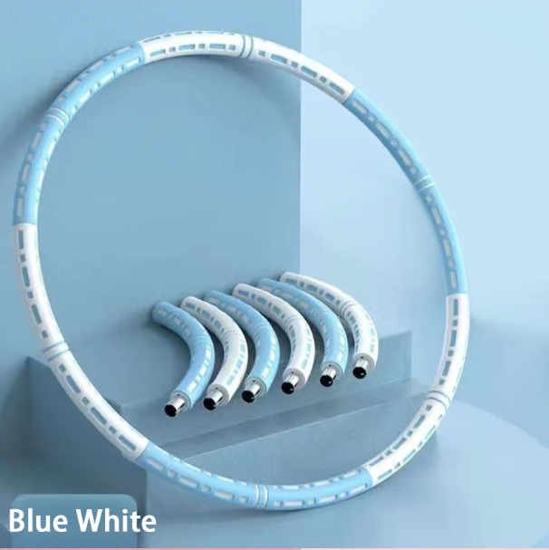 Verzwaarde Fitness Hoelahoep – Yoga Hula Hoop met Foam Bekleding voor Taille Training