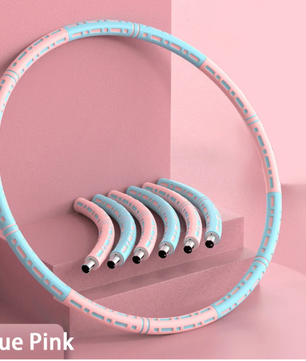 Verzwaarde Fitness Hoelahoep – Yoga Hula Hoop met Foam Bekleding voor Taille Training