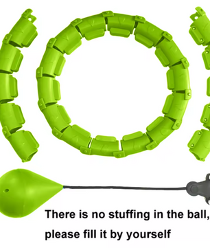 Verzwaarde Smart Hoelahoep – Verstelbare Fitness Hula Hoop met Afneembare Segmenten