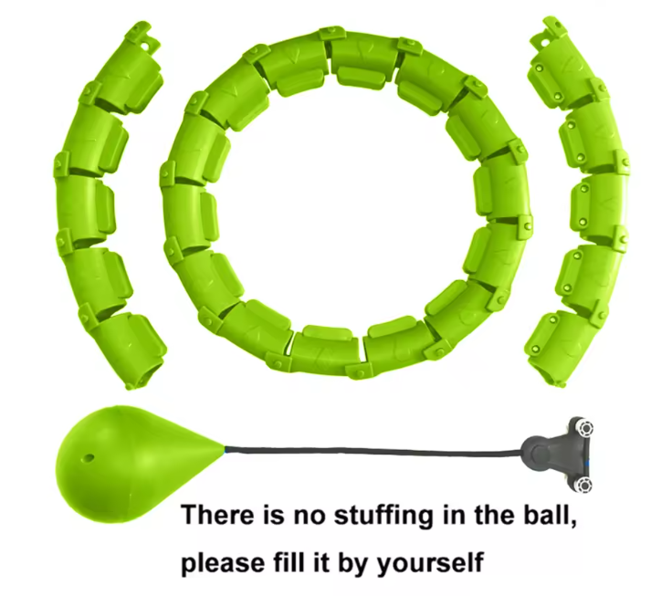 Verzwaarde Smart Hoelahoep – Verstelbare Fitness Hula Hoop met Afneembare Segmenten