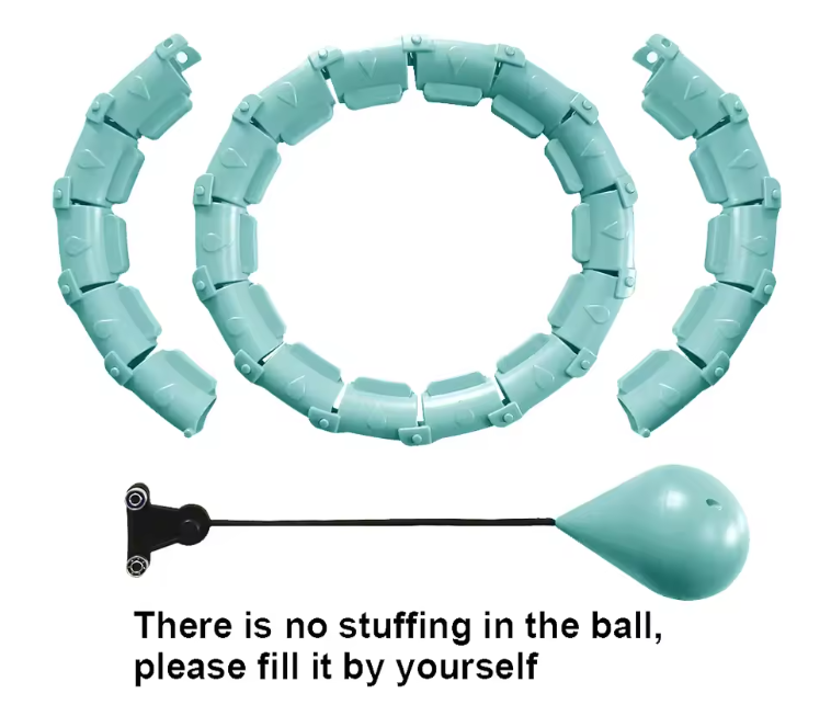 Verzwaarde Smart Hoelahoep – Verstelbare Fitness Hula Hoop met Afneembare Segmenten