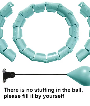 Verzwaarde Smart Hoelahoep – Verstelbare Fitness Hula Hoop met Afneembare Segmenten