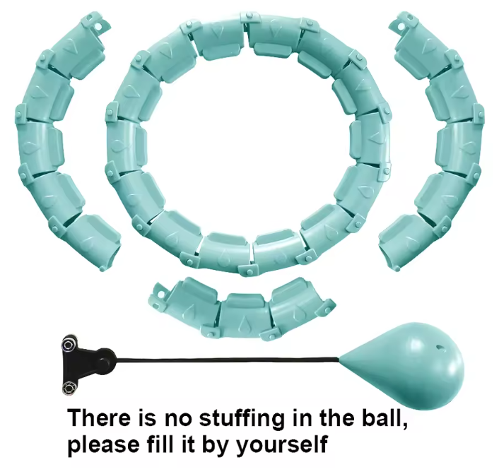 Verzwaarde Smart Hoelahoep – Verstelbare Fitness Hula Hoop met Afneembare Segmenten