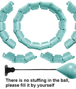 Verzwaarde Smart Hoelahoep – Verstelbare Fitness Hula Hoop met Afneembare Segmenten