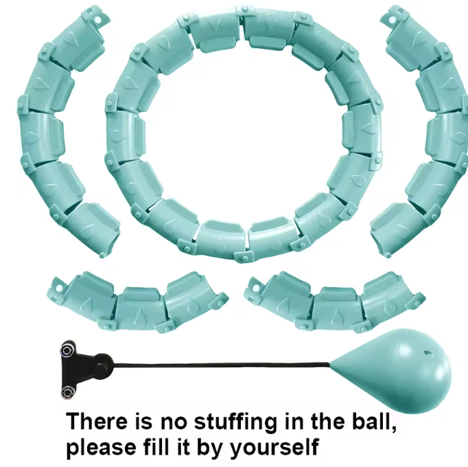 Verzwaarde Smart Hoelahoep – Verstelbare Fitness Hula Hoop met Afneembare Segmenten