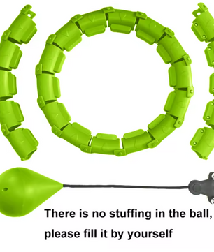 Verzwaarde Smart Hoelahoep – Verstelbare Fitness Hula Hoop met Afneembare Segmenten