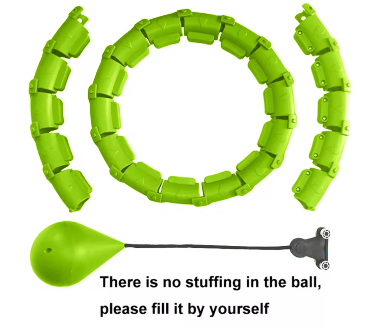 Verzwaarde Smart Hoelahoep – Verstelbare Fitness Hula Hoop met Afneembare Segmenten